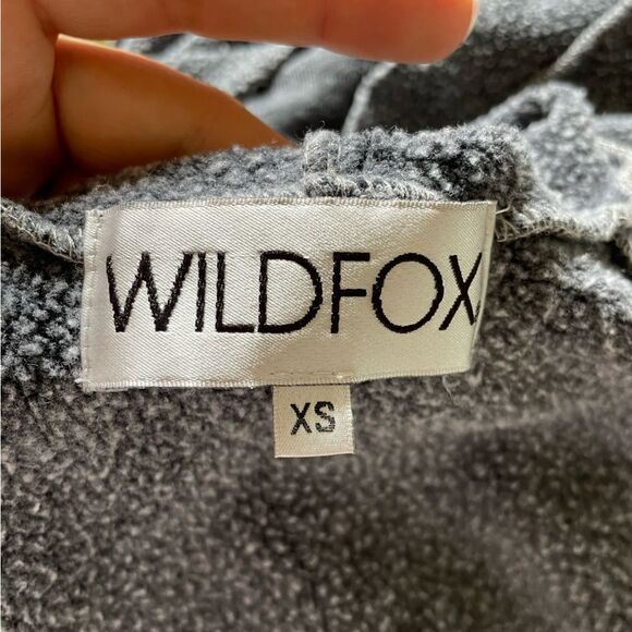 Wildfox "New York" Sweatshirt pullover Hooded Gray Relaxed Fit Women Size XS - Picture 6 of 8